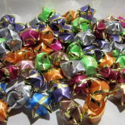 Origami Lucky Stars (100 Stars) Multi Color w/Gold Edge